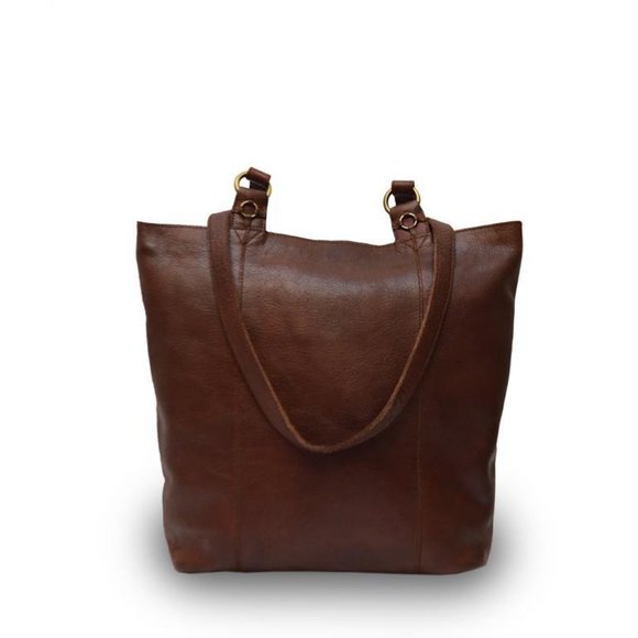 Anabaglish Petra Leather Congac Brown bag tote - Picture 5 of 8